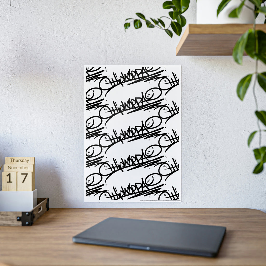 Hiphoppa Tag Black Gloss Posters