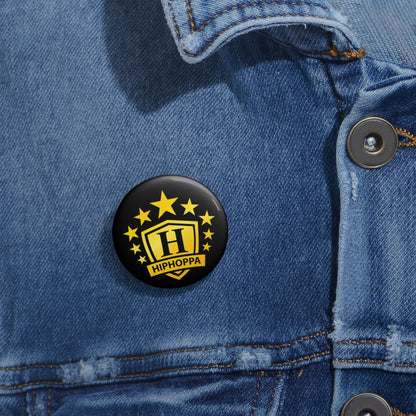 Hiphoppa Shield Black Pin