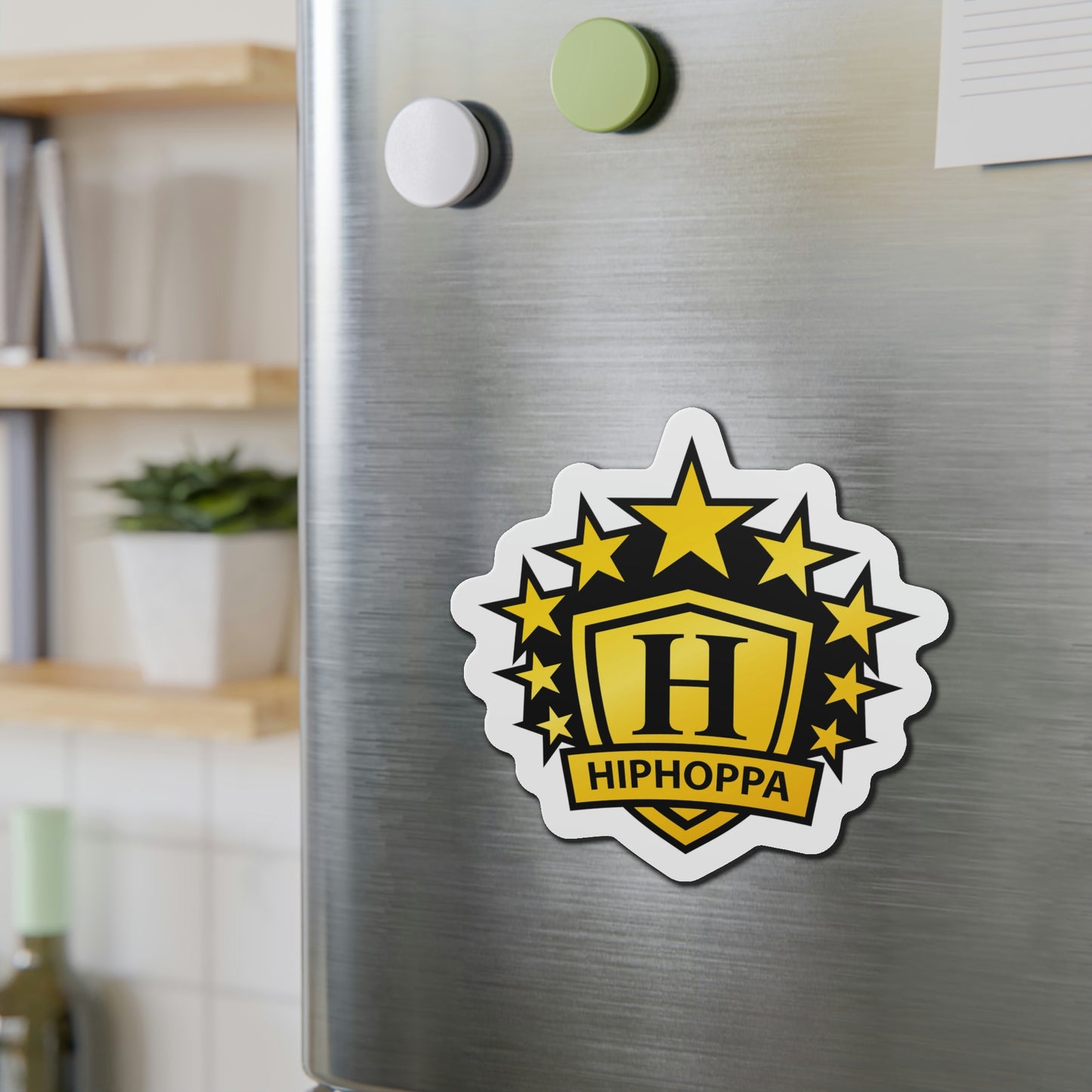 Hiphoppa Shield Die-Cut Magnets