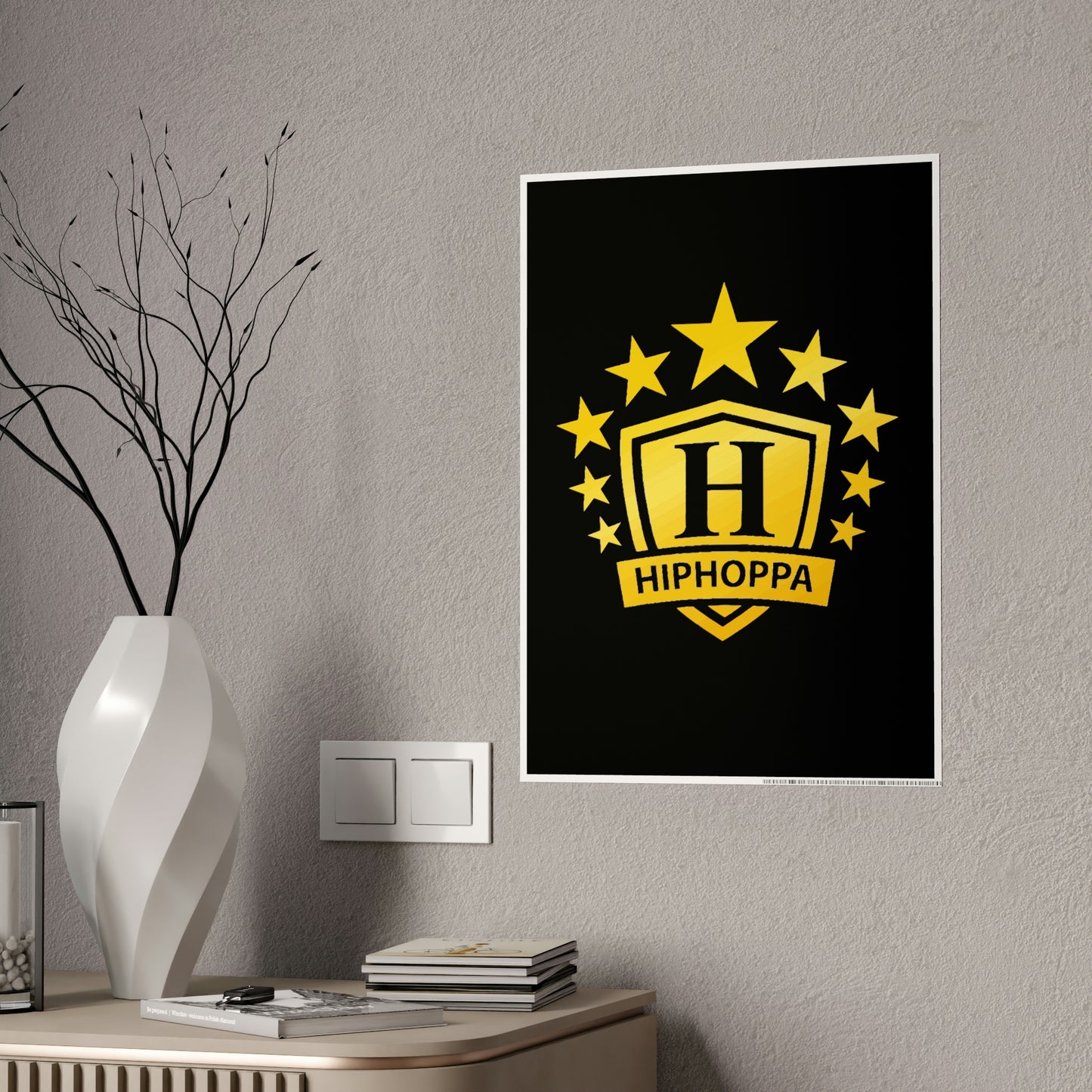 Gold Shield Gloss Posters