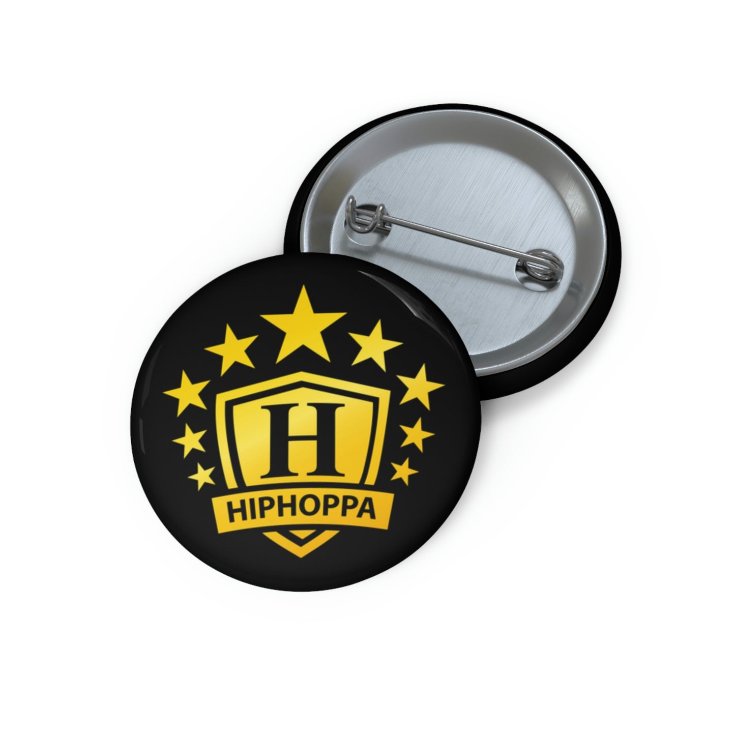 Hiphoppa Shield Black Pin