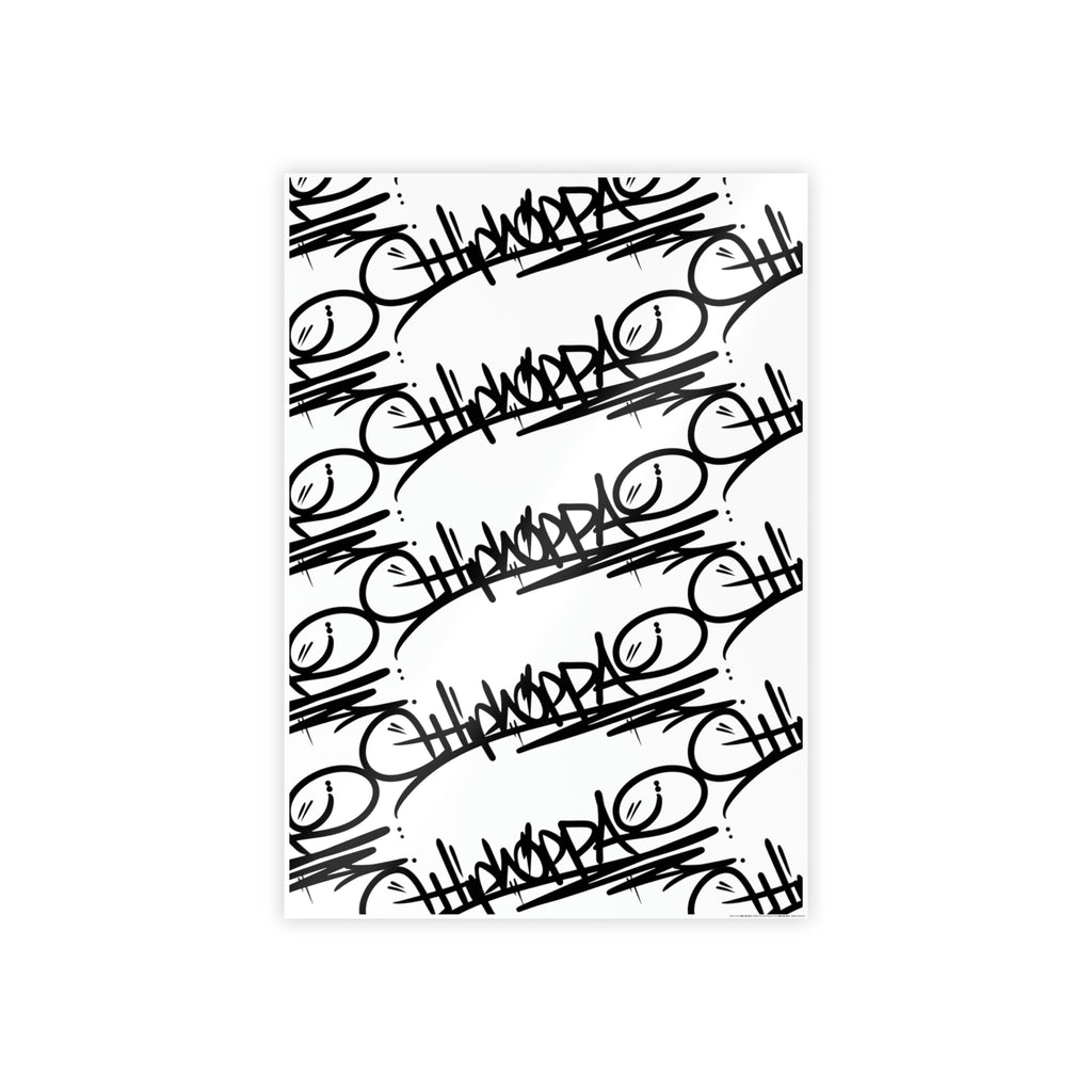 Hiphoppa Tag Black Gloss Posters