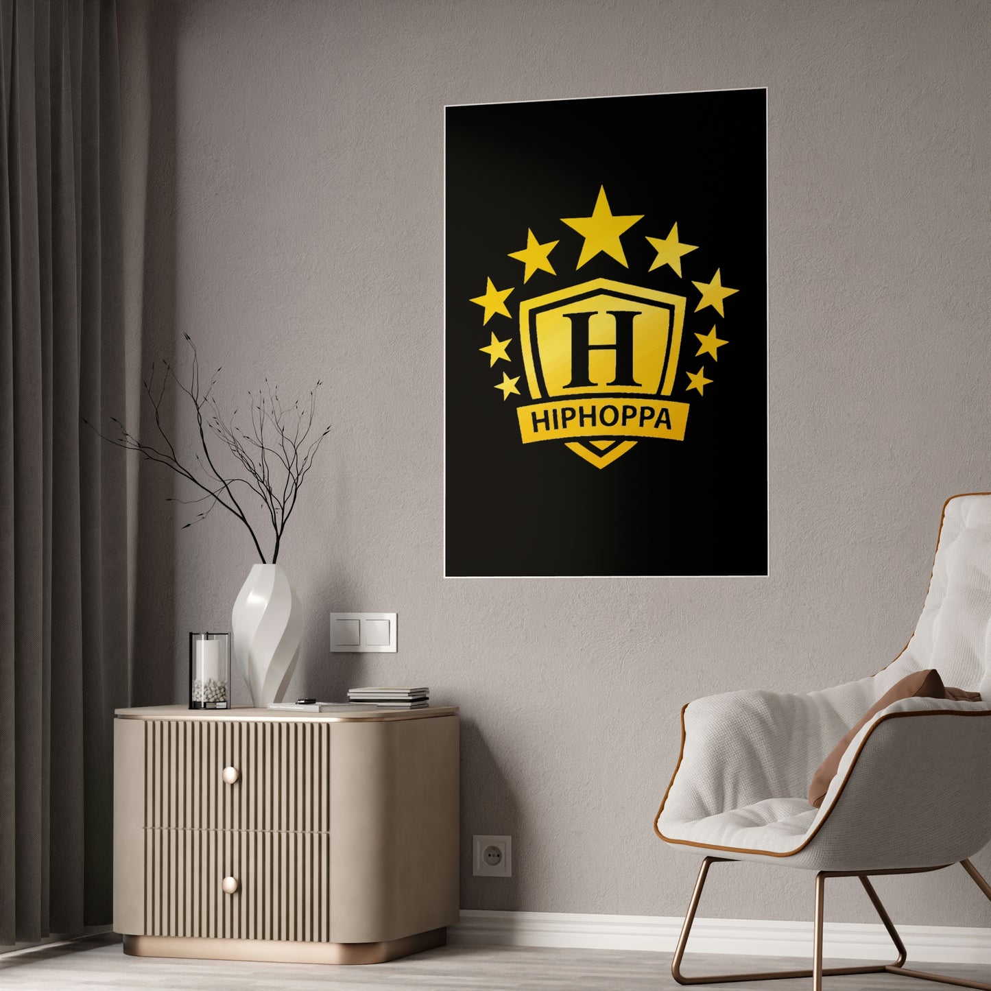 Gold Shield Gloss Posters